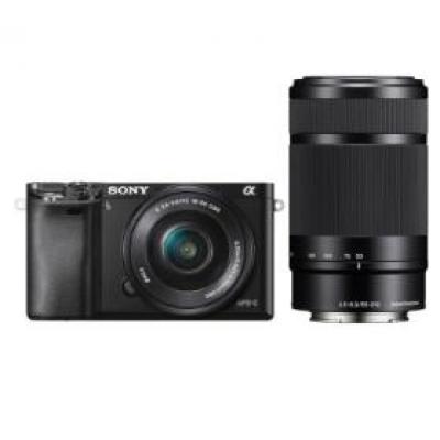 索尼（SONY）ILCE-6000L APS-C单镜头微单相机 银色（约2430万有效像素 16-50mm镜头 a6000L/α6000）
