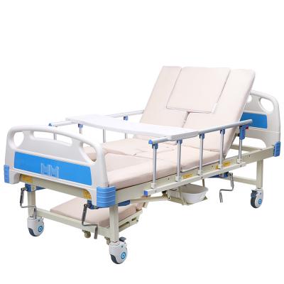钢塑 可孚护理床老人家用多功能病床瘫痪护理医疗床手动翻身床带便孔
